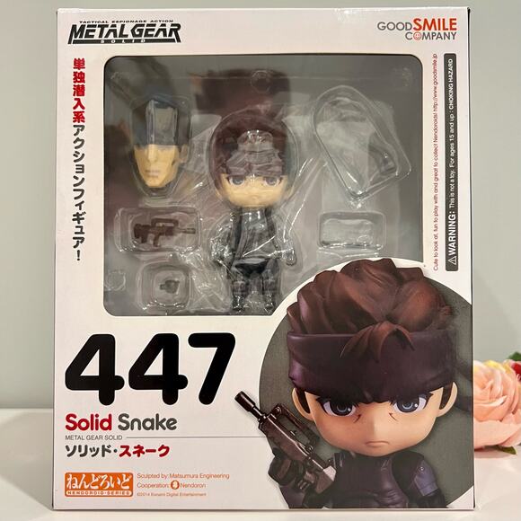 Nendoroid Solid Snake - Metal Gear Solid Good Smile 1st Edition 2015 - Picture 1 of 5